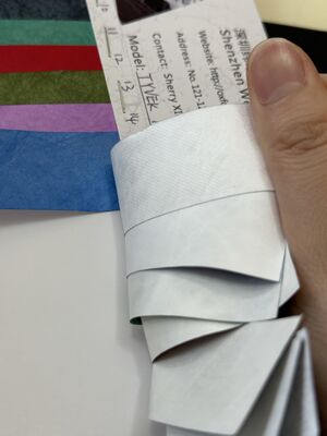 Tyvek Fabric 1073D Printable Durable Lightweight Water Repellent Material for Wallets Fashion Bags and Custom Printed Products