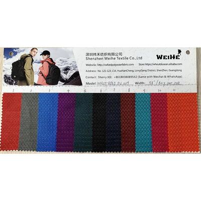 200D rPET Jacquard Oxford Fabric | Recycled Polyester Woven | Lightweight B2B Supplier