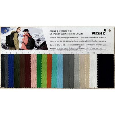 900D rPET Release Paper PU Fabric | Textured Recycled Polyester | Wholesale B2B Supplier